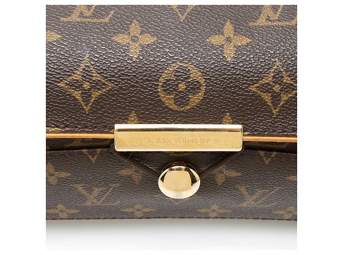 Louis Vuitton Vintage Monogram Canvas Abbesses Messenger Marrone - vista 9