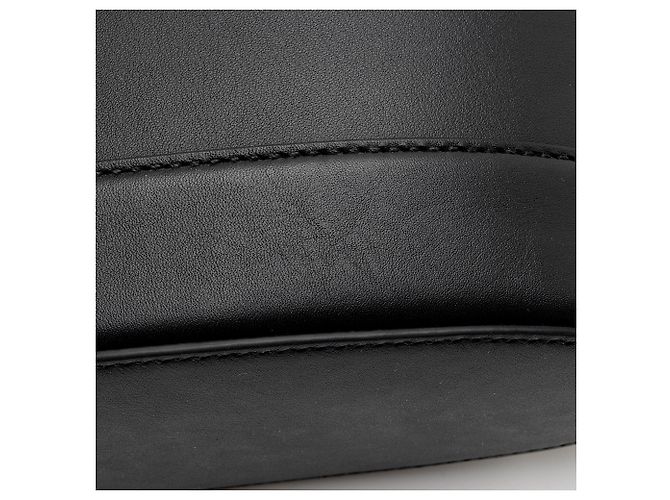 Borsa a secchiello Gucci 73 Small Horsebit in pelle di vitello Nero - vista 9