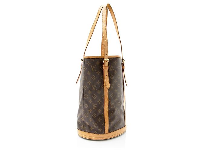 Louis Vuitton Vintage Monogram Canvas Bucket GM Tote Braun - Ansicht 2