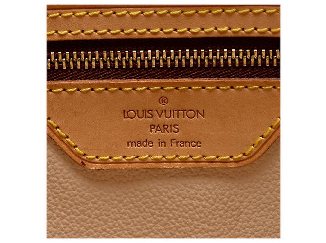Louis Vuitton Vintage Monogram Canvas Bucket GM Tote Braun - Ansicht 8