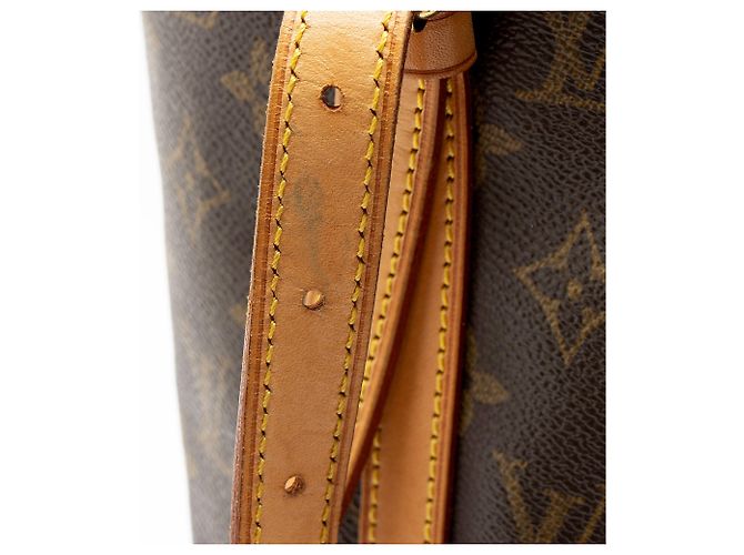 Louis Vuitton Vintage Monogram Canvas Bucket GM Tote Braun - Ansicht 9