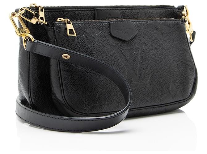 Louis Vuitton Giant Monogram Empreinte Multi-Pochette Accessoires Nero - vista 2