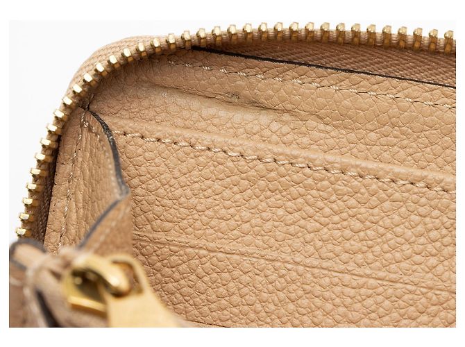 Portafoglio Zippy Monogram Empreinte Louis Vuitton Marrone Beige - vista 10