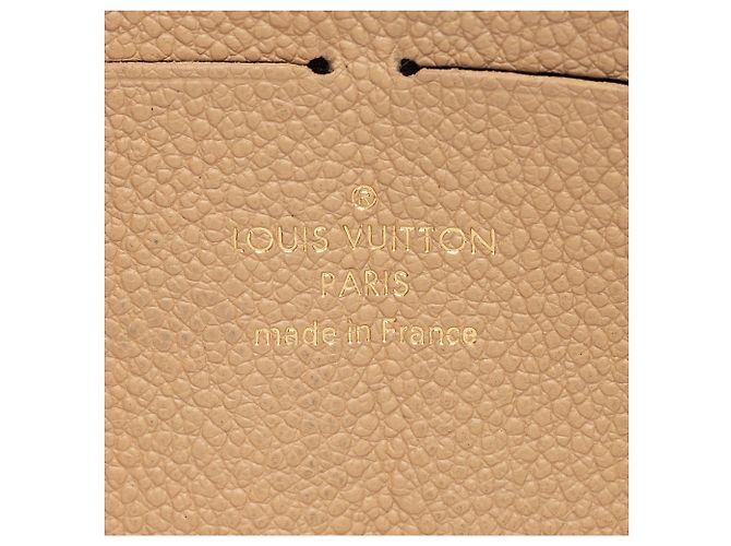 Portafoglio Zippy Monogram Empreinte Louis Vuitton Marrone Beige - vista 6
