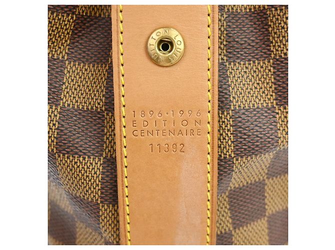Borsa Louis Vuitton Chelsea Centenaire Damier Marrone - vista 4
