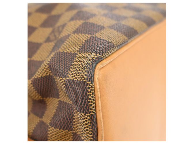 Borsa Louis Vuitton Chelsea Centenaire Damier Marrone - vista 7