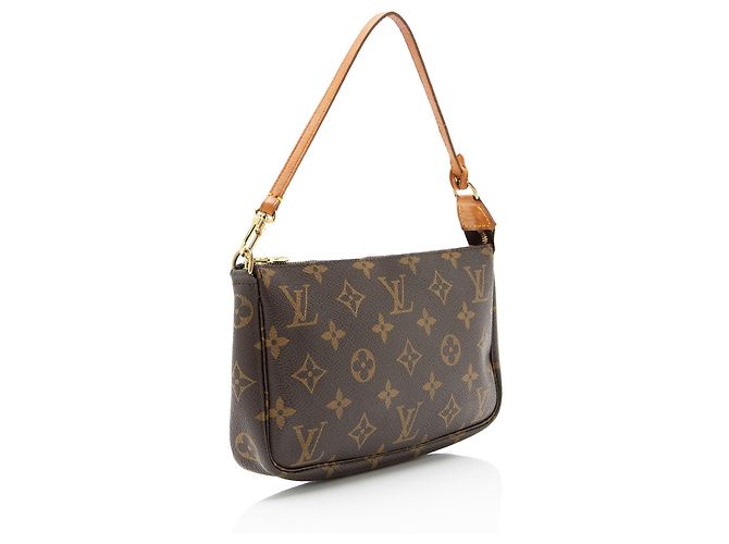 Louis Vuitton Pochette Accessoires aus Vintage Monogram Canvas Braun - Ansicht 2