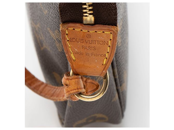 Louis Vuitton Pochette Accessoires aus Vintage Monogram Canvas Braun - Ansicht 8