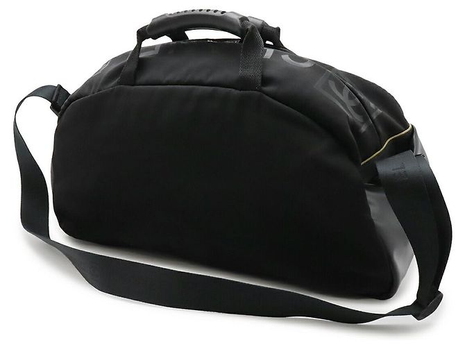 Bolsa Boston Chanel de nylon e borracha 2WAY Preto - vista 2