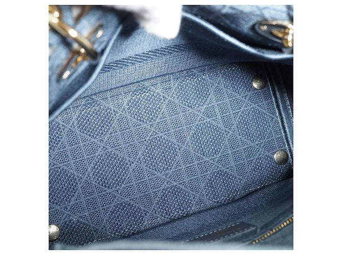 Dior Denim - Borsa in Denim Lady Dior Blu - vista 4