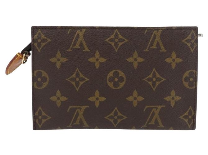 Louis Vuitton Vintage Bucket Zip Monogram Canvas PM Marron - vue 2