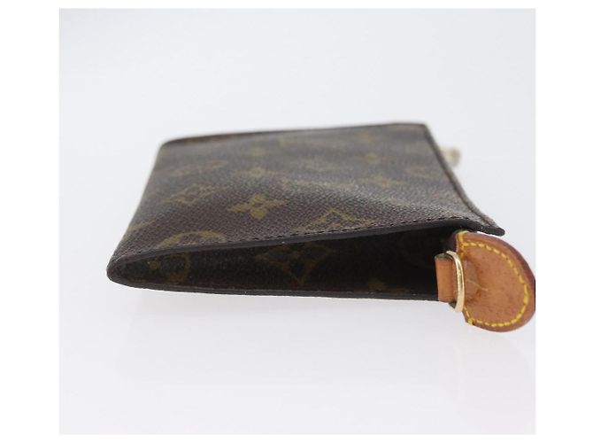 Louis Vuitton Vintage Bucket Zip Monogram Canvas PM Marron - vue 3