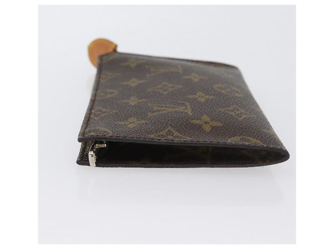 Louis Vuitton Vintage Bucket Zip Monogram Canvas PM Marron - vue 4