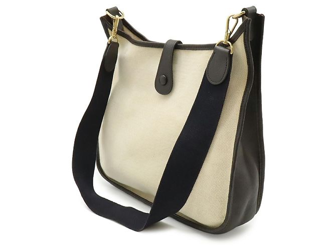 Hermès Borsa a tracolla Hermes Evelyne GM in pelle Marrone - vista 2