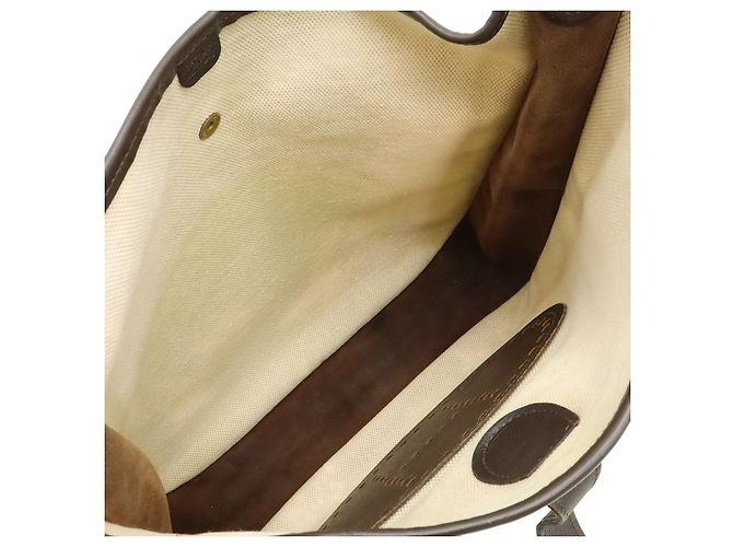 Hermès Borsa a tracolla Hermes Evelyne GM in pelle Marrone - vista 3