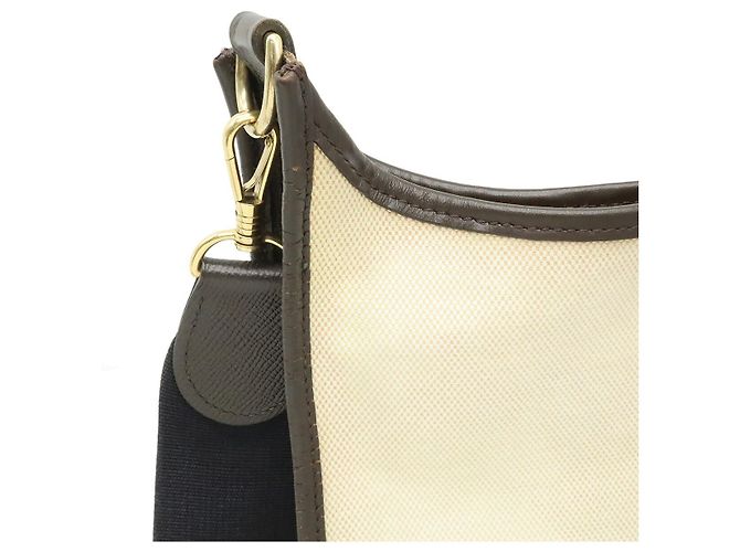 Hermès Borsa a tracolla Hermes Evelyne GM in pelle Marrone - vista 4
