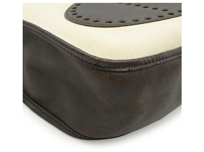 Hermès Borsa a tracolla Hermes Evelyne GM in pelle Marrone - vista 6