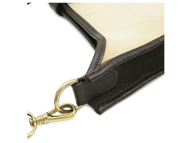Hermès Borsa a tracolla Hermes Evelyne GM in pelle Marrone - vista 7