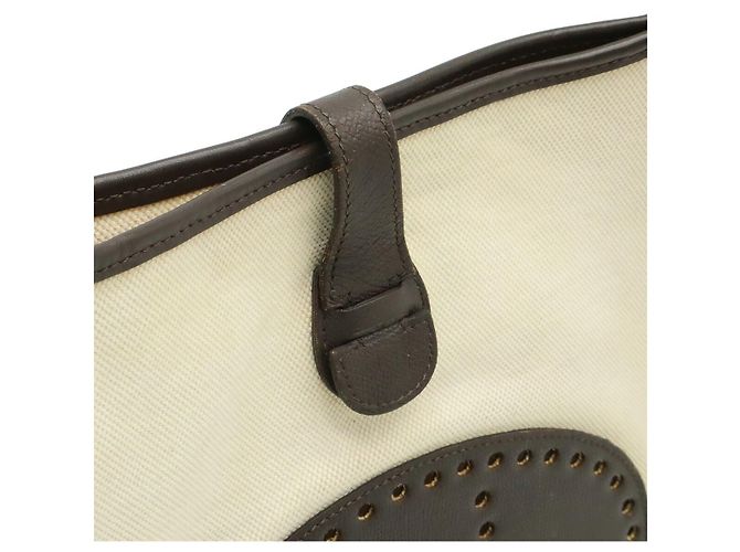 Hermès Borsa a tracolla Hermes Evelyne GM in pelle Marrone - vista 8