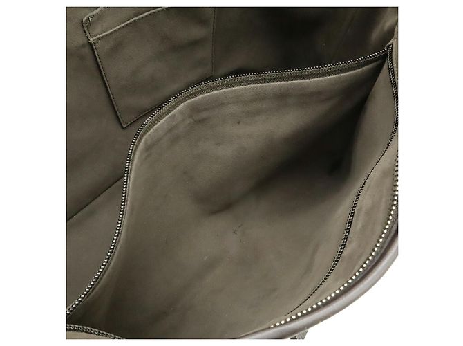 Borsa Tote Gucci GG Supreme in PVC e pelle Marrone Beige - vista 9