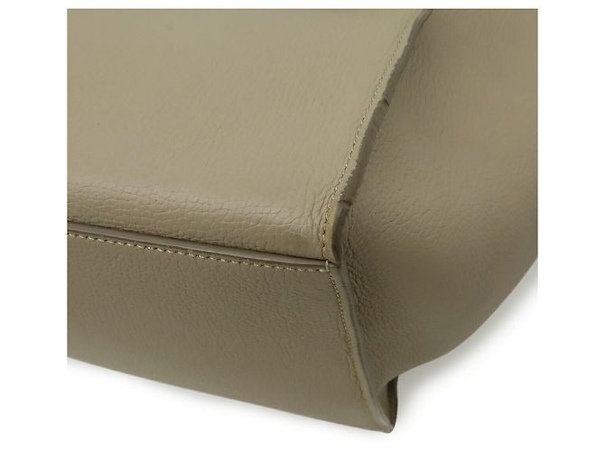 Céline Borsa Celine Leather Big Bag Small 2WAY Grigio - vista 3