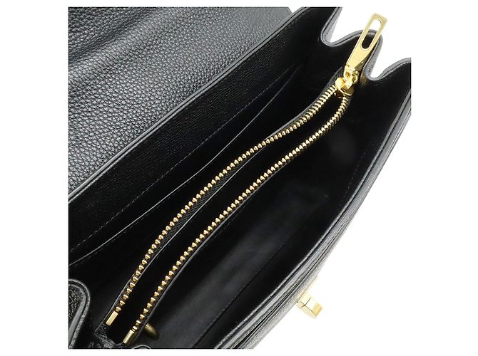Céline Borsa a mano in pelle Celine 16 Small Nera Nero - vista 6