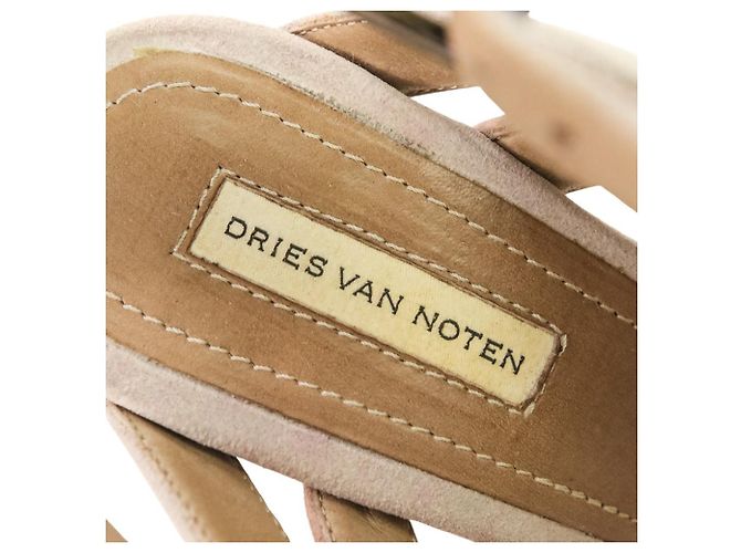 Sandali in pelle Dries Van Noten Multicolore - vista 14