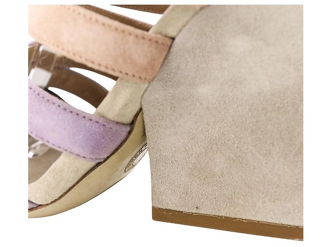 Sandali in pelle Dries Van Noten Multicolore - vista 9