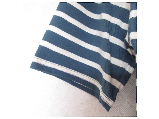 Autre Marque T-shirt a maniche corte SAINT JAMES Border Blu - vista 5