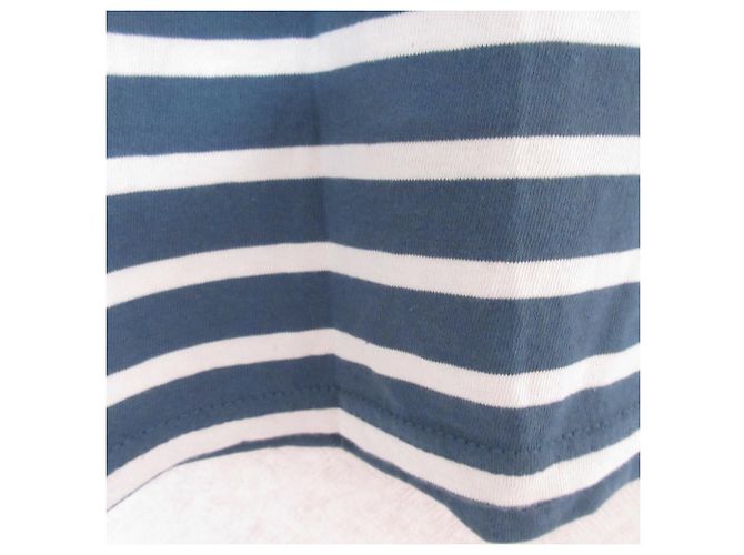 Autre Marque T-shirt a maniche corte SAINT JAMES Border Blu - vista 6
