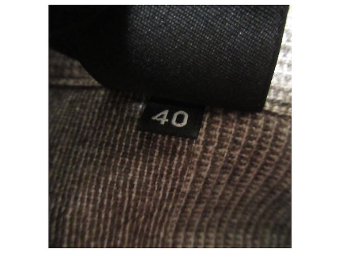 Autre Marque Langes Hemdkleid aus Woll-Kaschmir-Mischung Aspesi Braun - Ansicht 7