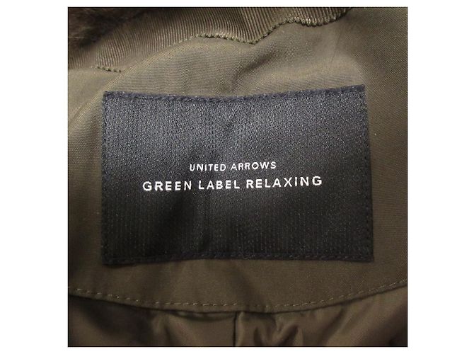 Autre Marque United Arrows green label relaxing down coat Khaki - view 9