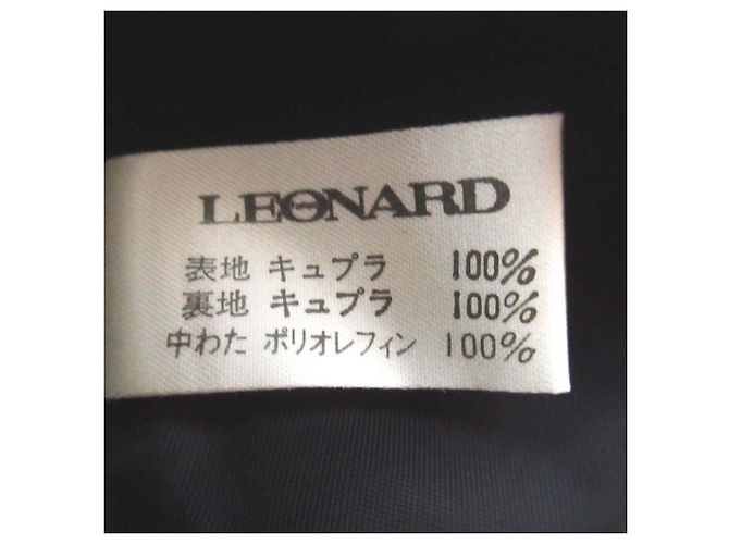 Autre Marque LEONARD FASHION Giacca leopardata Nero Beige - vista 7