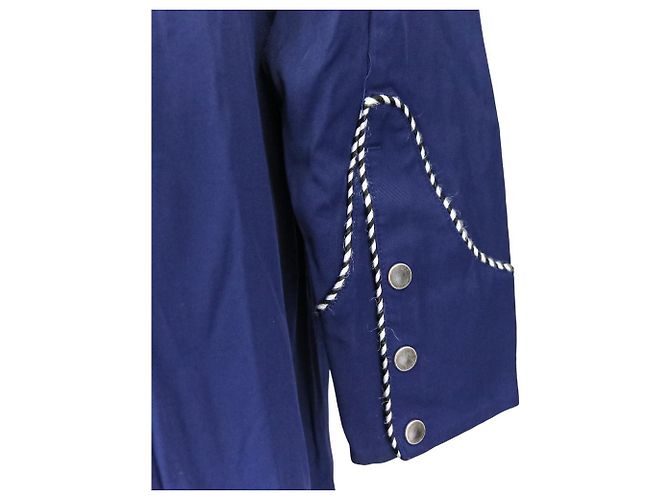 Autre Marque Vestido TOGA PULLA de rayón con bordados Azul Azul marino - vista 12