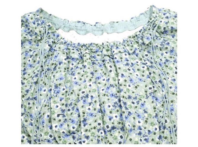 Autre Marque Abito Drawer PRE2 in cotone e seta Blu - vista 5