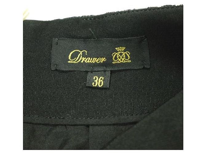 Autre Marque Falda de jacquard de leopardo Drawer Negro - vista 7
