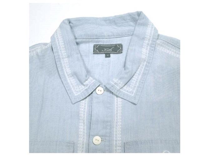 Autre Marque CAMISA KITH NYC CHAMBLAY PATERSON de mezcla de algodón Azul - vista 5