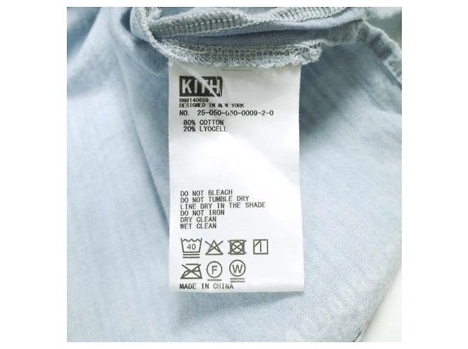 Autre Marque CAMISA KITH NYC CHAMBLAY PATERSON de mezcla de algodón Azul - vista 8