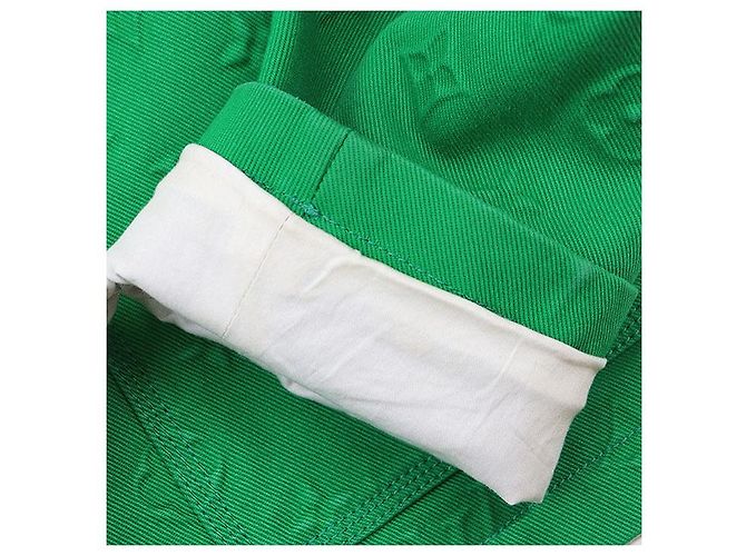 Chaqueta vaquera de mezcla de algodón Monogram Louis Vuitton Verde - vista 5