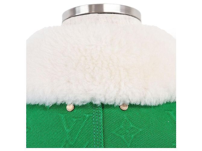 Chaqueta vaquera de mezcla de algodón Monogram Louis Vuitton Verde - vista 7