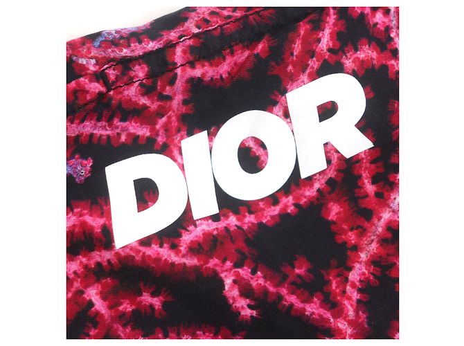 Short de seda Dior Preto Rosa - vista 7