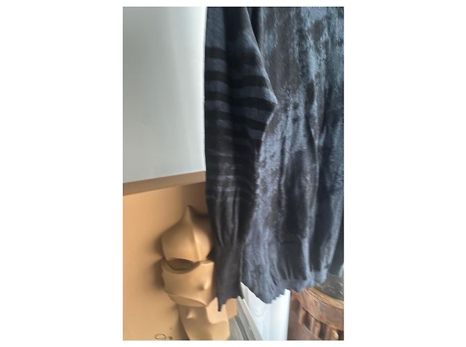 Jersey de punto gris con estampado abstracto High Gris antracita - vista 4