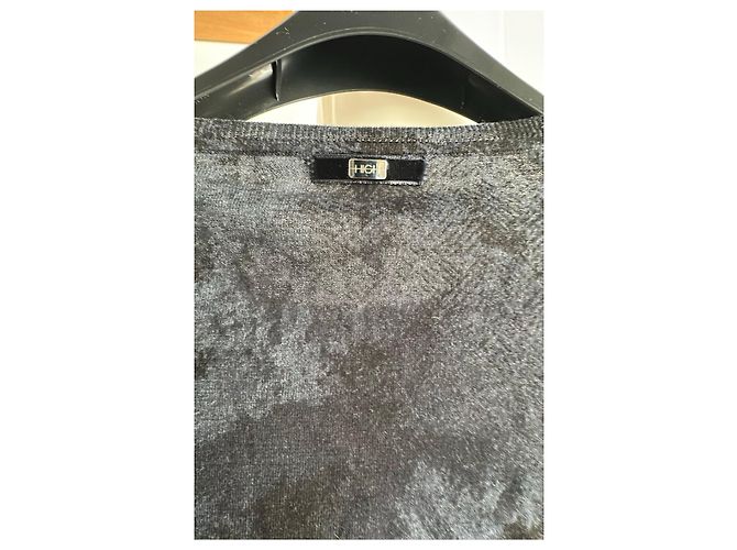 Jersey de punto gris con estampado abstracto High Gris antracita - vista 6