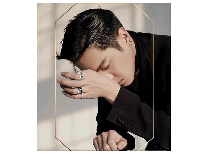 Boucheron Quatre Black Series Platin & Keramik Ring Silber - Ansicht 2