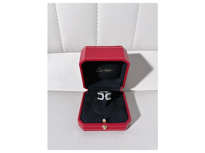 Anello Cartier Angel Kiss in Oro Bianco e Ceramica Nera Nero - vista 8
