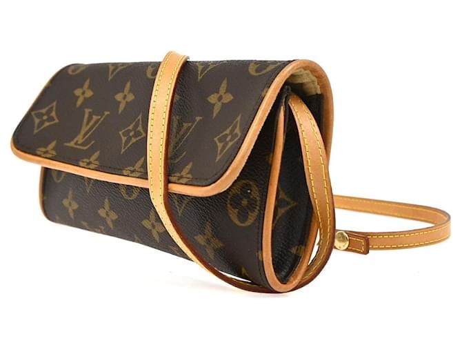 Louis Vuitton Twin Monogram Canvas PM Castaño - vista 3