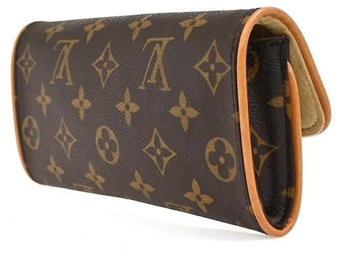 Louis Vuitton Twin Monogram Canvas PM Castaño - vista 4