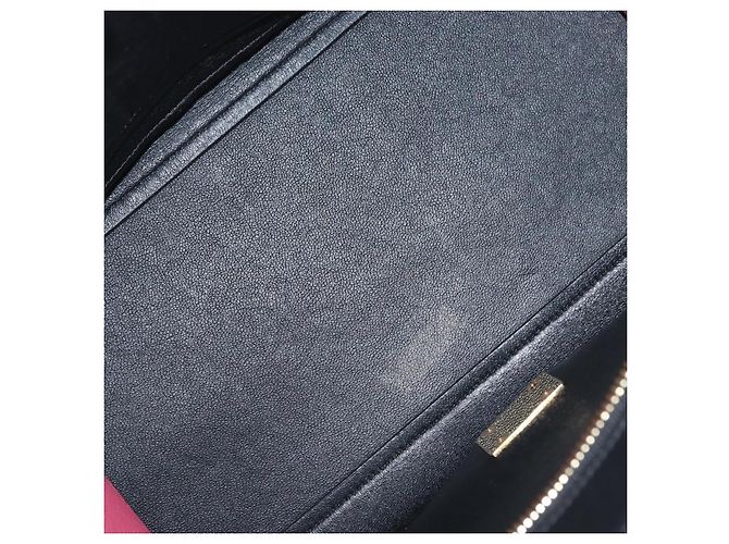 Céline Celine Trapeze in pelle e camoscio Medium Multicolore - vista 5