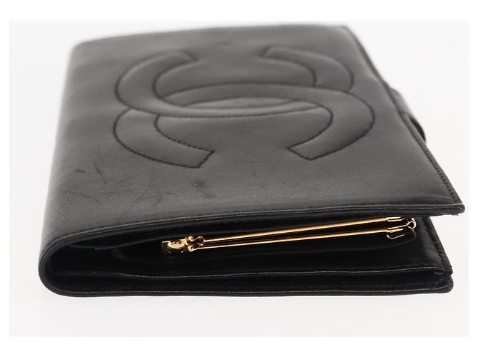 Chanel Timeless CC French Leather Long Negro - vista 3