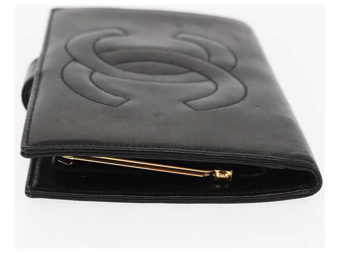 Chanel Timeless CC French Leather Long Negro - vista 4